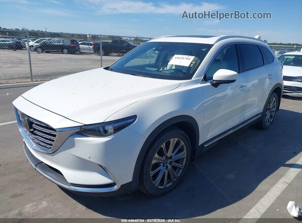 JM3TCBEY1M0500034 2021 MAZDA CX-9 White Առջևի ձախ երեք քառորդ տեսարան