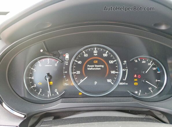 JM3TCBEY1M0528786 2021 MAZDA CX-9 Charcoal Instrument cluster view