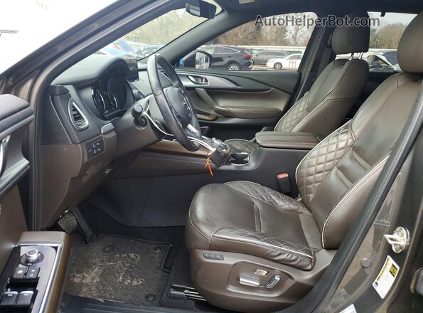 JM3TCBEY1M0528786 2021 MAZDA CX-9 Charcoal Front interior view