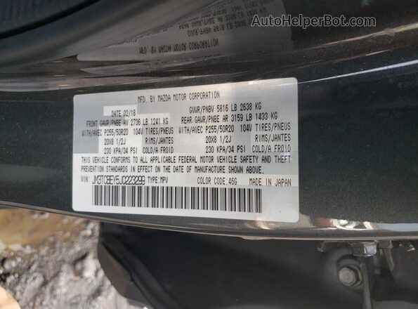 JM3TCBEY5J0223299 2018 MAZDA CX-9 Gray 