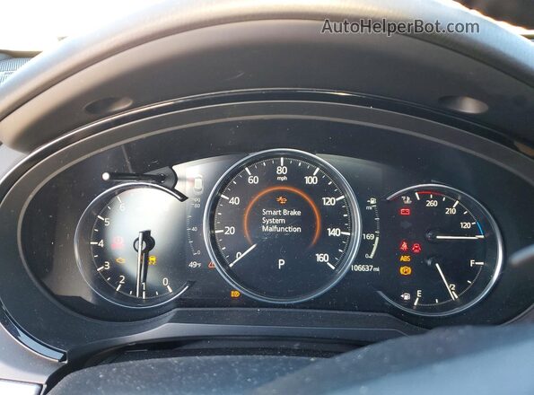 JM3TCBEY5M0507679 2021 MAZDA CX-9 White Instrument cluster view
