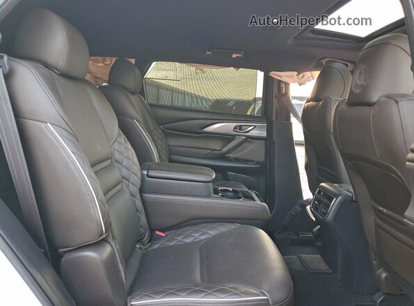 JM3TCBEY6P0645607 2023 MAZDA CX-9 White Vista de los asientos traseros