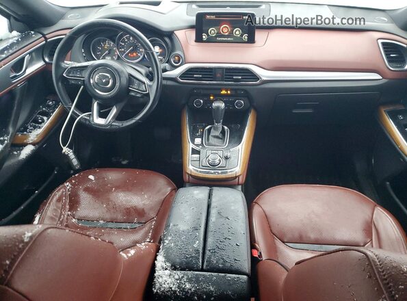 JM3TCBEY8G0119477 2016 MAZDA CX-9 Silver Widok deski rozdzielczej