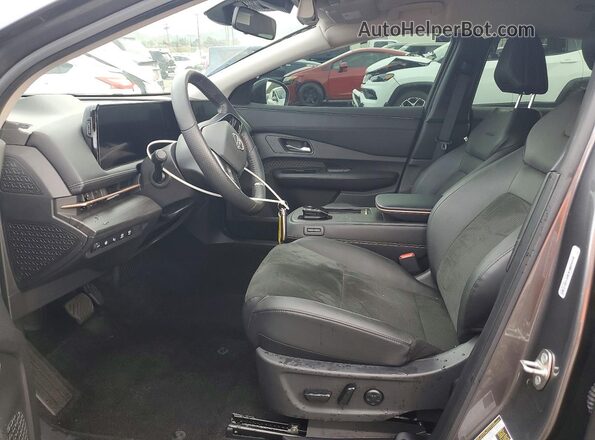JN1AF0BA1RM432615 2024 NISSAN ARIYA Gray Widok wnętrza z przodu