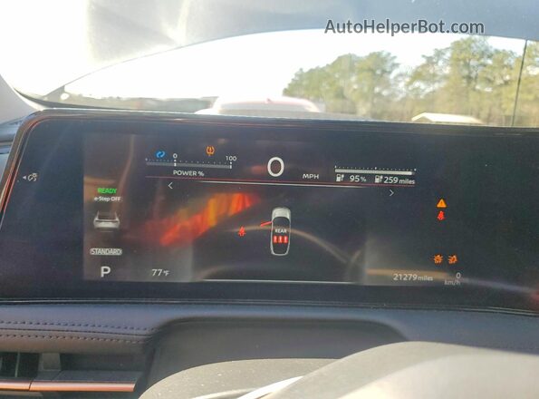 JN1AF0BA4PM404708 2023 NISSAN ARIYA Silver Instrument cluster view