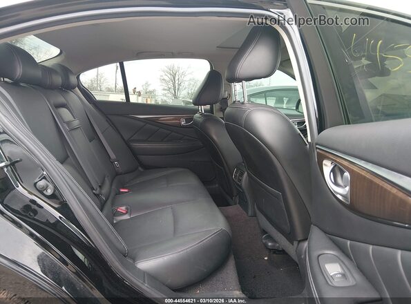 JN1AV7AR0JM780011 2018 INFINITI Q50 HYBRID Black Widok naklejki z numerem VIN