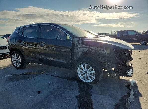 JN1BJ1AV4MW304007 2021 NISSAN ROGUE Black Delantero derecho
