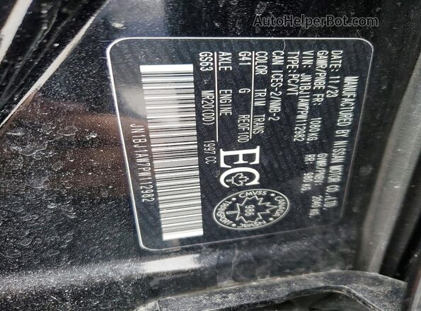 JN1BJ1AW7PW112982 2023 NISSAN QASHQAI Black 