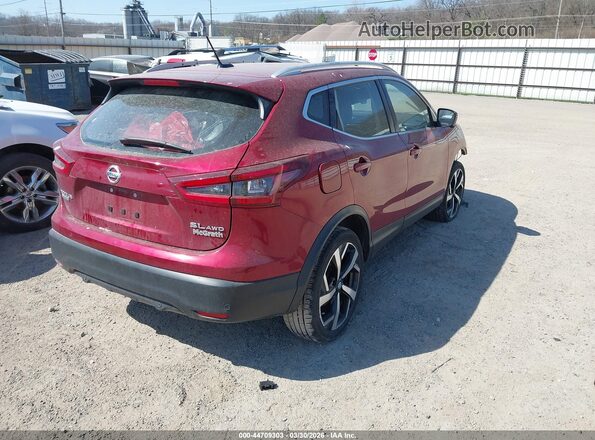 JN1BJ1CW7MW423952 2021 NISSAN ROGUE Red 