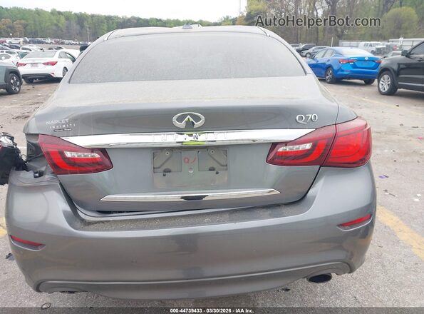 JN1BY1AP5JM180320 2018 INFINITI Q70 Gray 