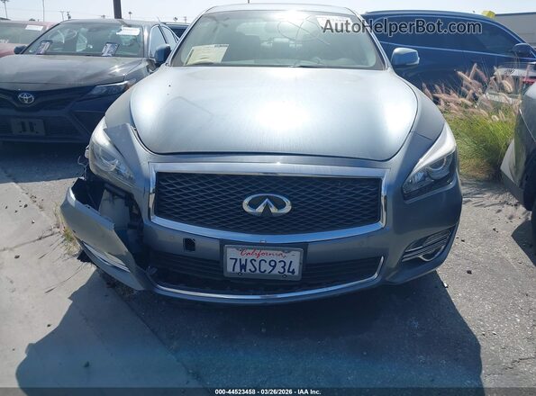 JN1BY1AP8HM740793 2017 INFINITI Q70 Blue Вид задньої частини салону