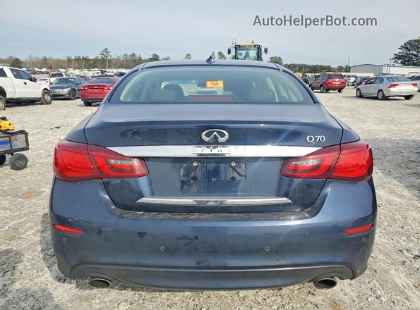 JN1BY1AP9KM505875 2019 INFINITI Q70 Синий Вид сзади