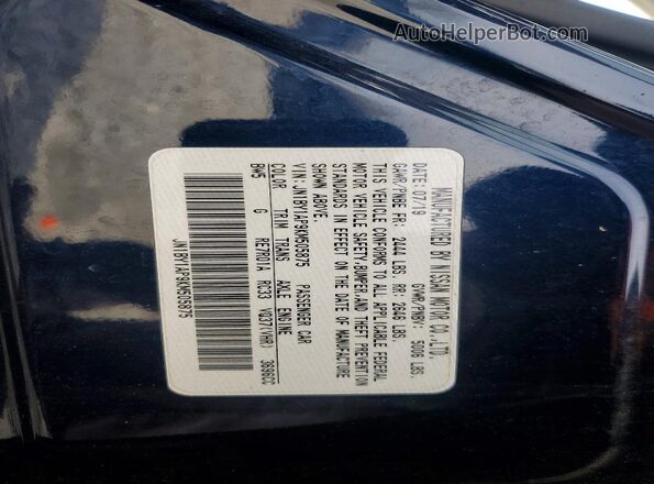 JN1BY1AP9KM505875 2019 INFINITI Q70 Синий Вид подкапотного пространства