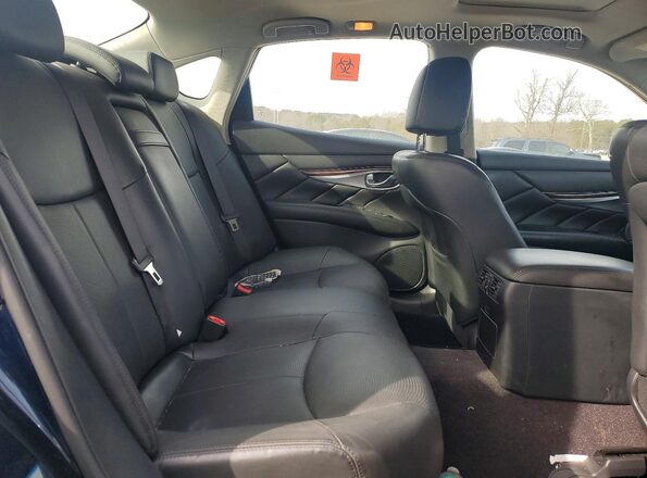 JN1BY1AP9KM505875 2019 INFINITI Q70 Синий Вид задних сидений