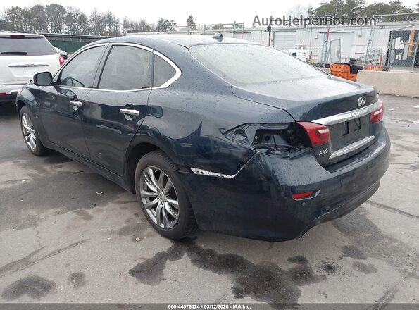 JN1BY1AR0JM220904 2018 INFINITI Q70 Dark Blue Tył lewy