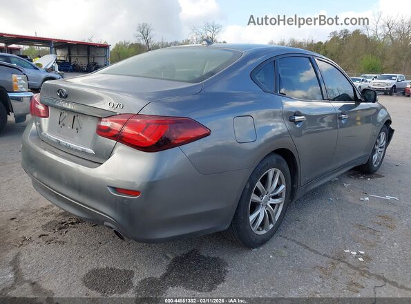 JN1BY1AR6HM770652 2017 INFINITI Q70 Gray Trasero derecho