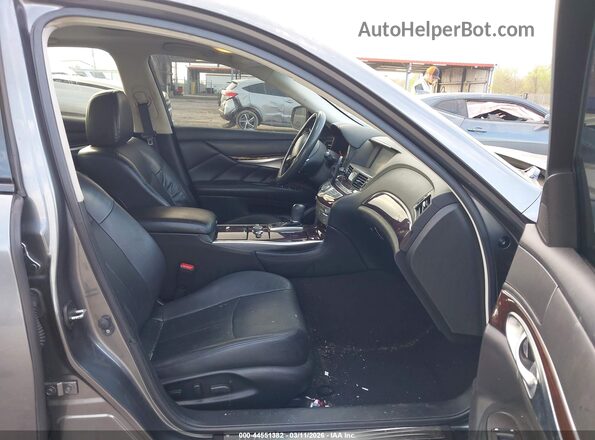 JN1BY1AR6HM770652 2017 INFINITI Q70 Gray Vista interior delantera