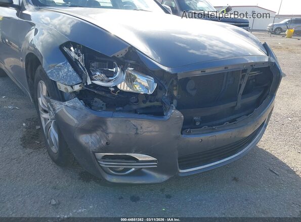 JN1BY1AR6HM770652 2017 INFINITI Q70 Gray Vista frontal