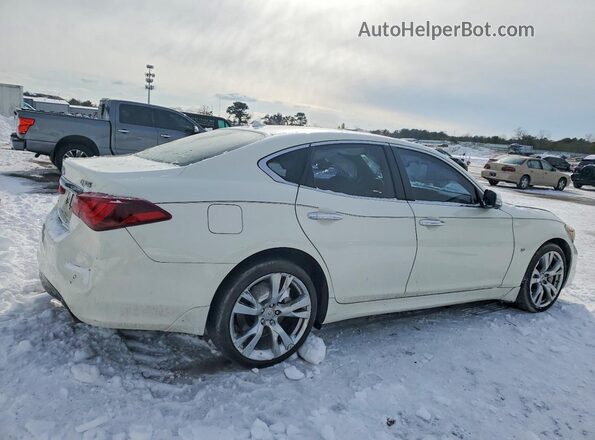 JN1BY1AR7HM770367 2017 INFINITI Q70 White Tył prawy