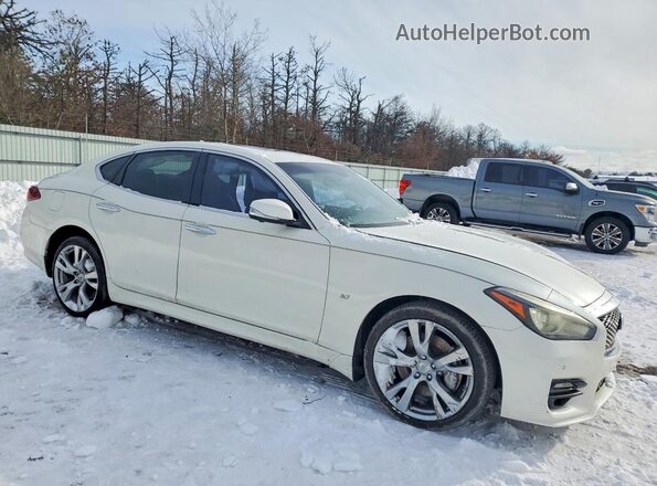 JN1BY1AR7HM770367 2017 INFINITI Q70 White Przód prawy