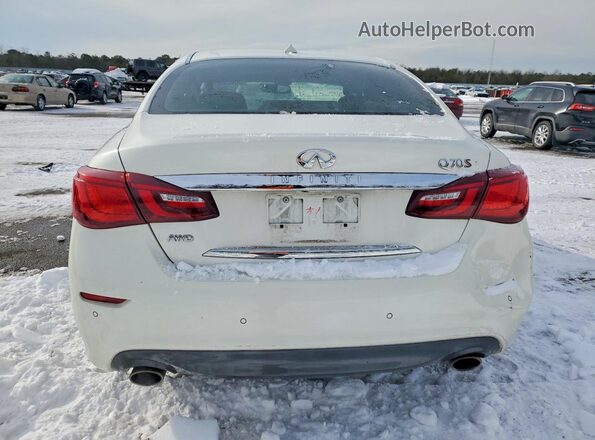 JN1BY1AR7HM770367 2017 INFINITI Q70 White Widok z tyłu