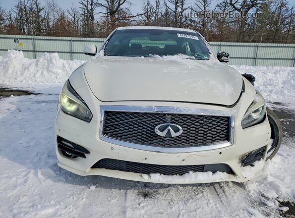 JN1BY1AR7HM770367 2017 INFINITI Q70 White Widok z przodu