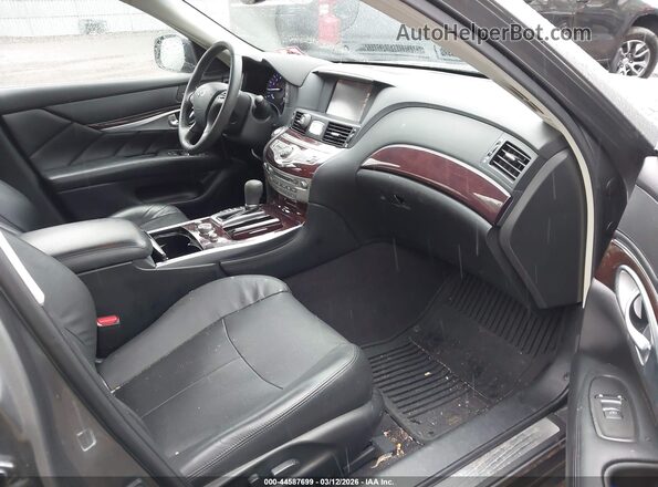 JN1BY1AR7JM220172 2018 INFINITI Q70 Gray Widok wnętrza z przodu