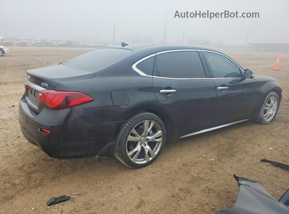 JN1BY1PP0HM170747 2017 INFINITI Q70L Black Задня права чверть