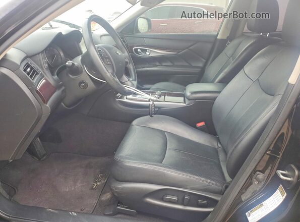 JN1BY1PP0HM170747 2017 INFINITI Q70L Black Вид салону спереду