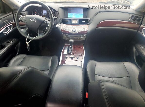 JN1BY1PP0HM170747 2017 INFINITI Q70L Black Вид панелі приладів
