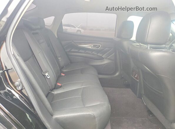 JN1BY1PP0HM170747 2017 INFINITI Q70L Black Вид задніх сидінь
