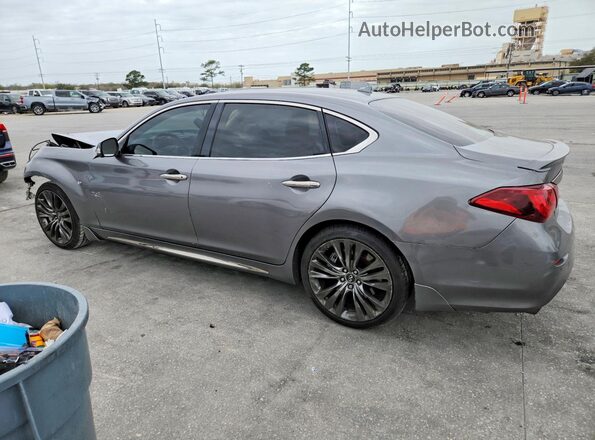 JN1BY1PP5JM330076 2018 INFINITI Q70L Gray 