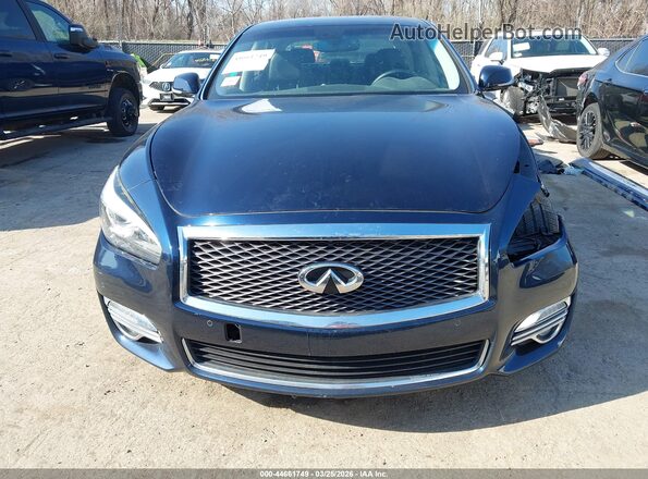 JN1BY1PR1GM720487 2016 INFINITI Q70L Dark Blue Vista interior trasera