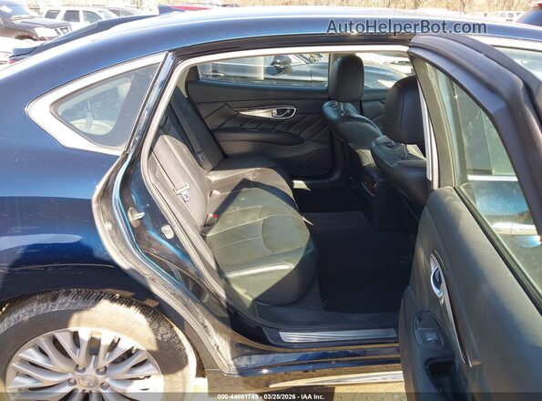 JN1BY1PR1GM720487 2016 INFINITI Q70L Dark Blue Vista de la etiqueta del VIN