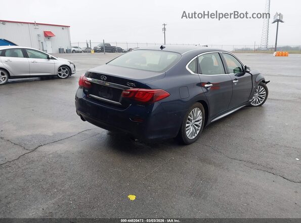 JN1BY1PR1GM720554 2016 INFINITI Q70L Blue უკანა მარჯვენა