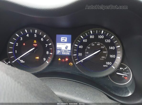 JN1BY1PR1GM720554 2016 INFINITI Q70L Blue უკანა სავარძლების ხედი