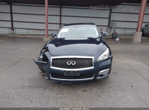 JN1BY1PR1GM720554 2016 INFINITI Q70L Blue ხელსაწყოთა პანელის ხედი