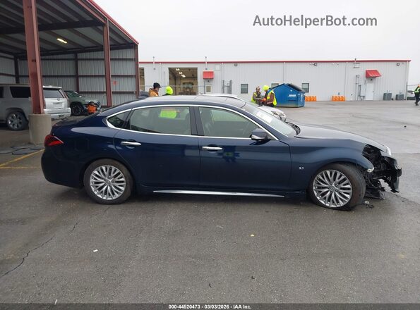 JN1BY1PR1GM720554 2016 INFINITI Q70L Blue უკანა სალონის ხედი