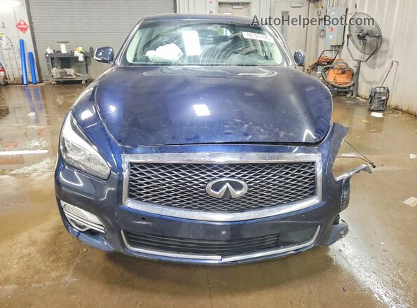 JN1BY1PR4HM210166 2017 INFINITI Q70L Синий Вид спереди