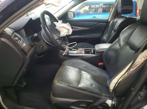 JN1BY1PR4HM210166 2017 INFINITI Q70L Синий Вид салона спереди