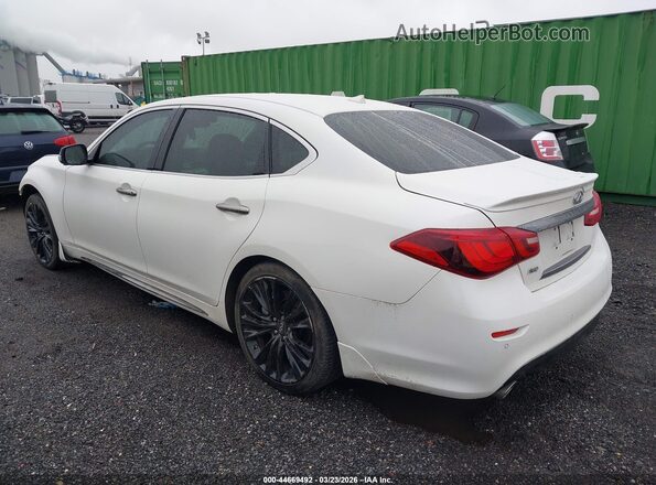 JN1BY1PR4HM210572 2017 INFINITI Q70L White Trasero izquierdo