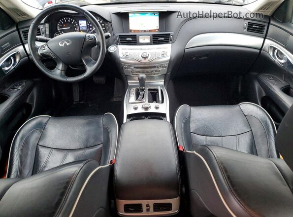 JN1BY1PR5KM720081 2019 INFINITI Q70L Blue Вид панелі приладів