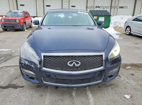 JN1BY1PR5KM720081 2019 INFINITI Q70L Blue Вид спереду