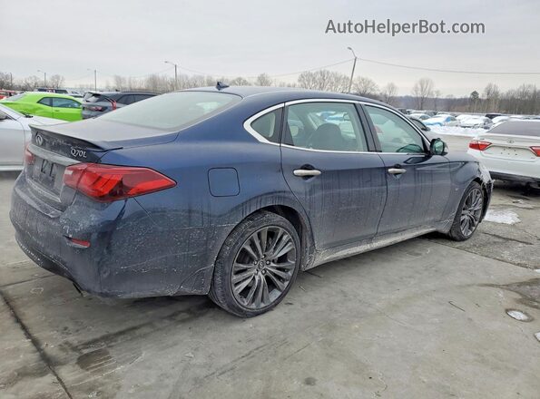 JN1BY1PR5KM720081 2019 INFINITI Q70L Blue Задня права чверть