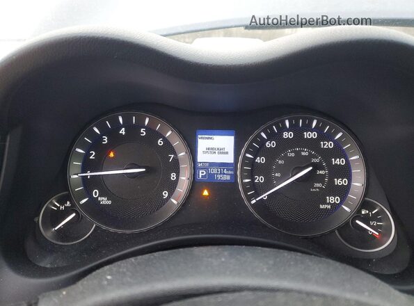 JN1BY1PR5KM720081 2019 INFINITI Q70L Blue Вид щитка приладів