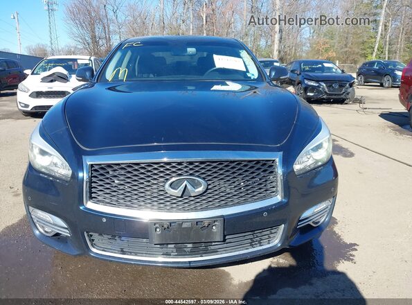 JN1BY1PR5KM725605 2019 INFINITI Q70L Black Вид щитка приладів