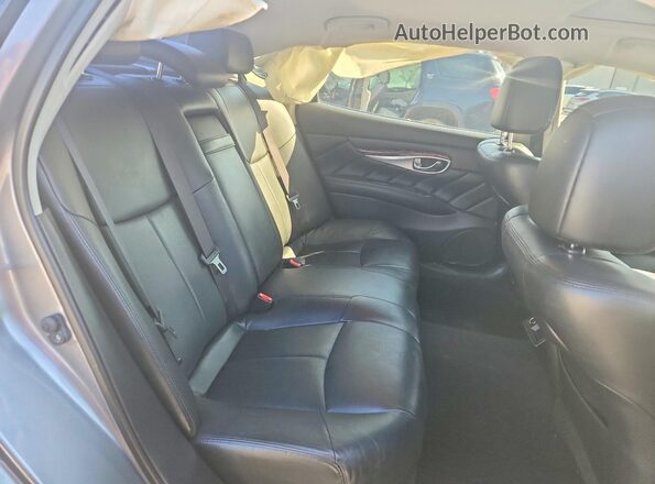 JN1BY1PRXKM725633 2019 INFINITI Q70L Gray უკანა სავარძლების ხედი