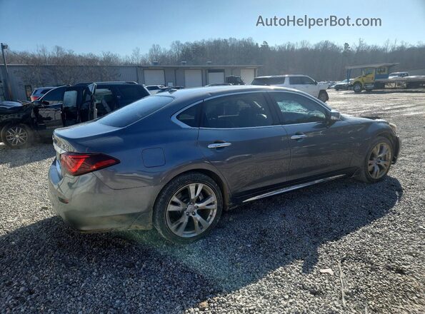 JN1BY1PRXKM725633 2019 INFINITI Q70L Gray უკანა მარჯვენა