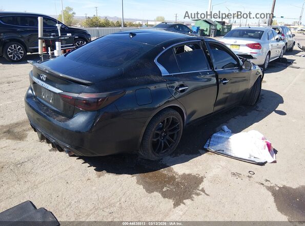 JN1CV7AP5JM240600 2018 INFINITI Q50 Black Задня права чверть