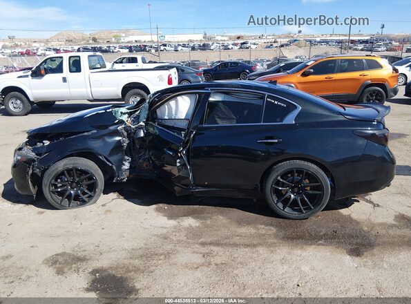 JN1CV7AP5JM240600 2018 INFINITI Q50 Black Вид задньої частини салону
